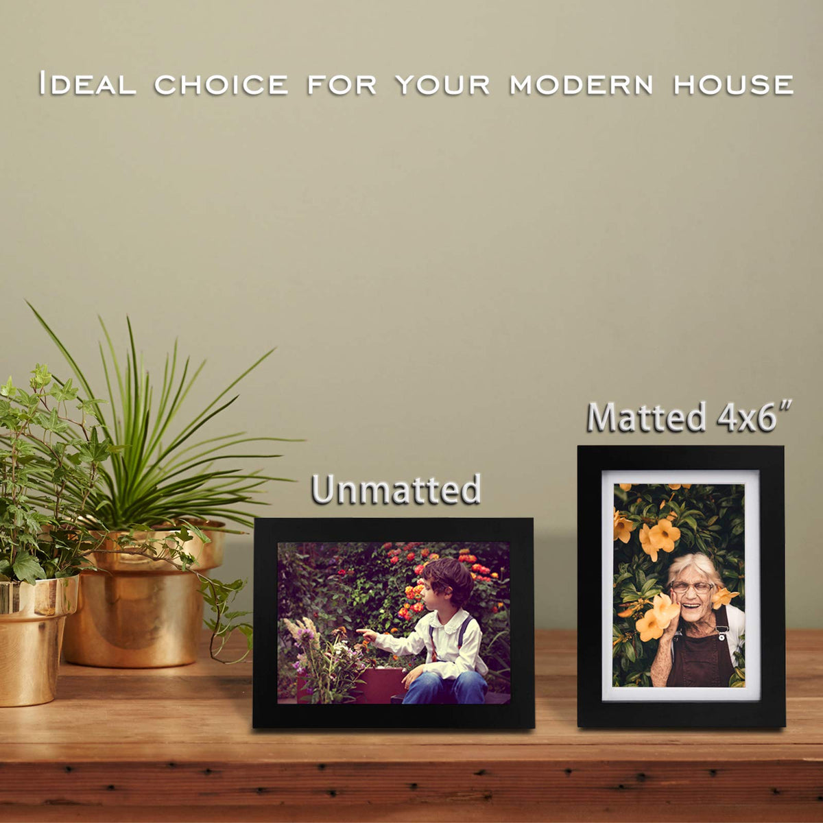 Egofine table top easel display suitable for desktop or shelf placement