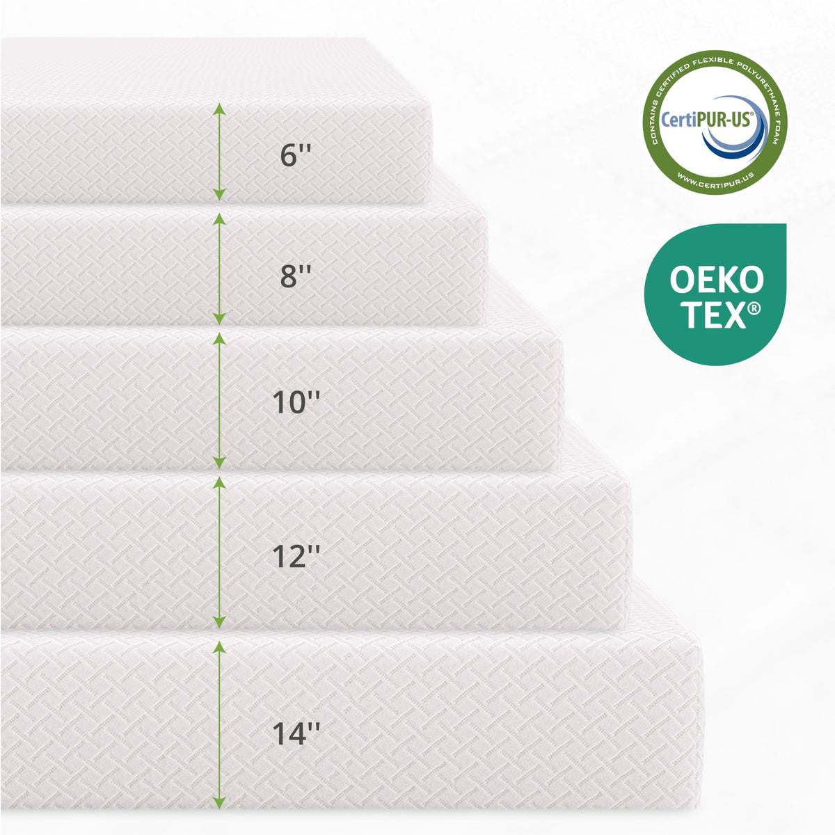 EGOHOME boxed mattress in a box for easy setup and quick use.