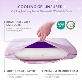 EGOHOME pillow dimensions ensure a versatile fit in most setups.