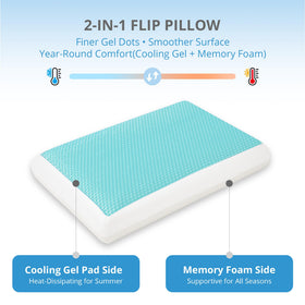 EGOHOME reversible cover showcases two sides for all-year comfort.