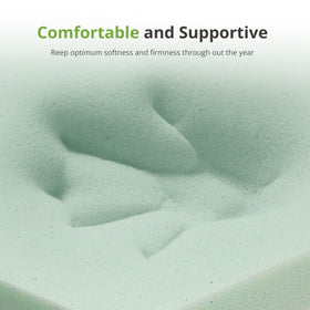 EGOHOME stable memory foam maintains softness and firmness across temperatures.