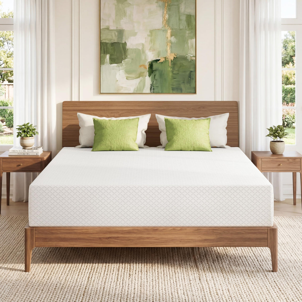 EGOHOME Twin XL memory foam mattress shows balanced support for all sleep positions.