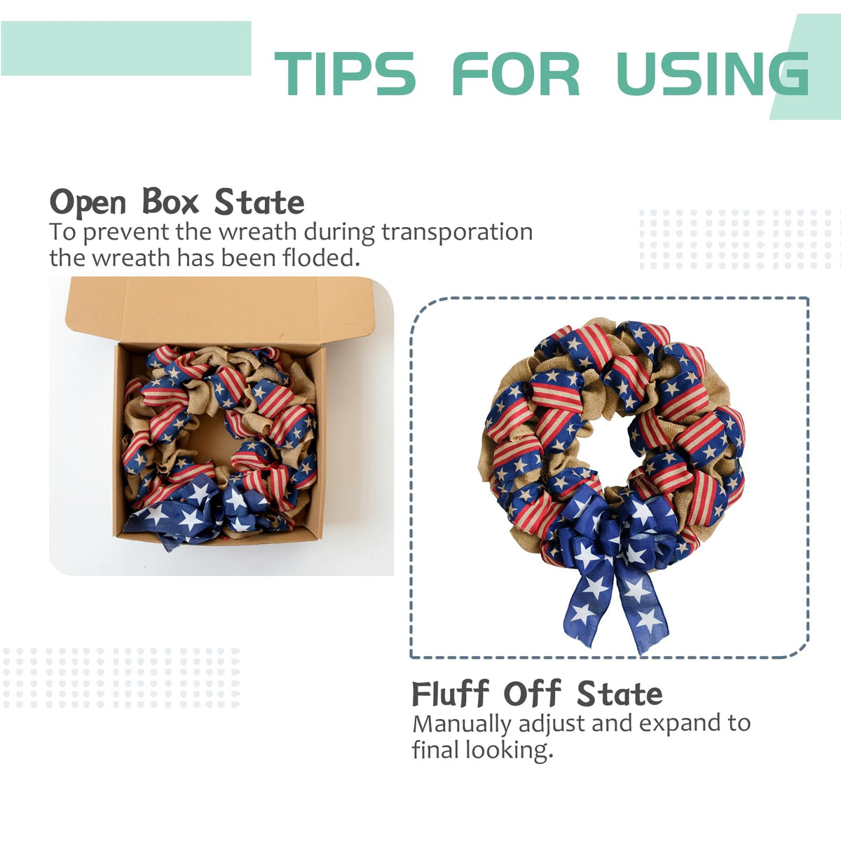 Egolot front-door wreath adds farmhouse charm to holidays.