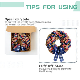 Egolot front-door wreath adds farmhouse charm to holidays.