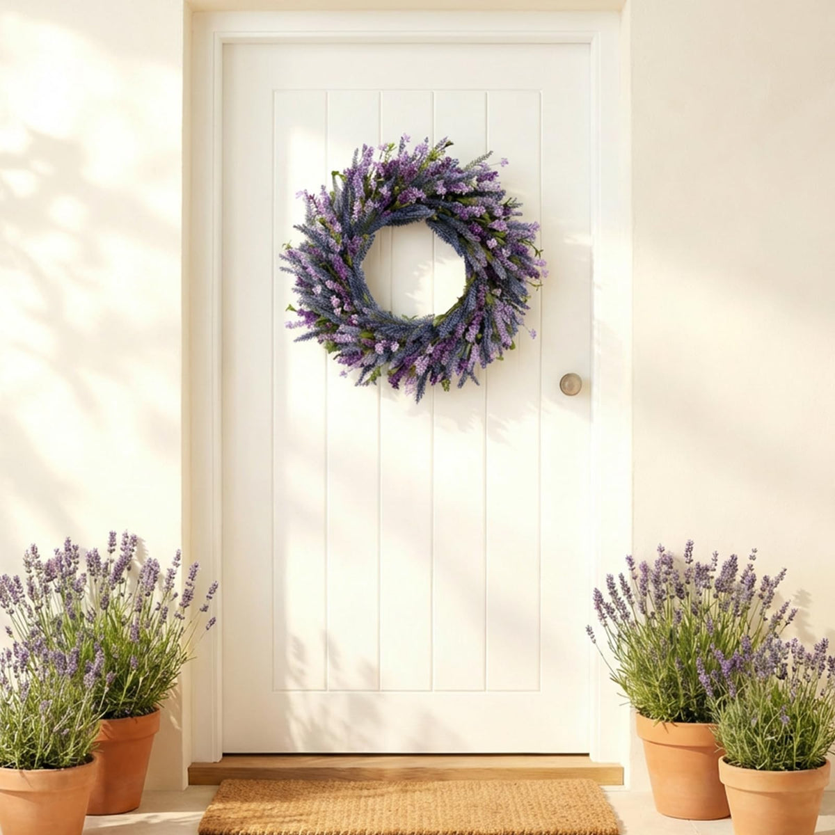 Egolot rustic farmhouse wreath adds warm ambience to interiors.