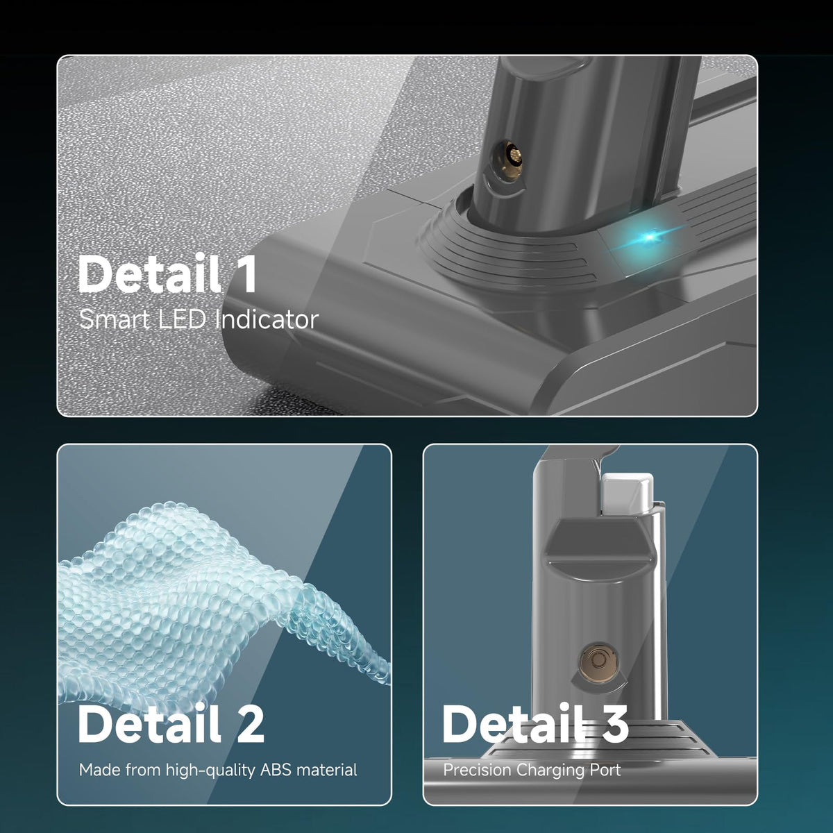 EGR Premium V6 battery compatibility chart with Dyson V6 models