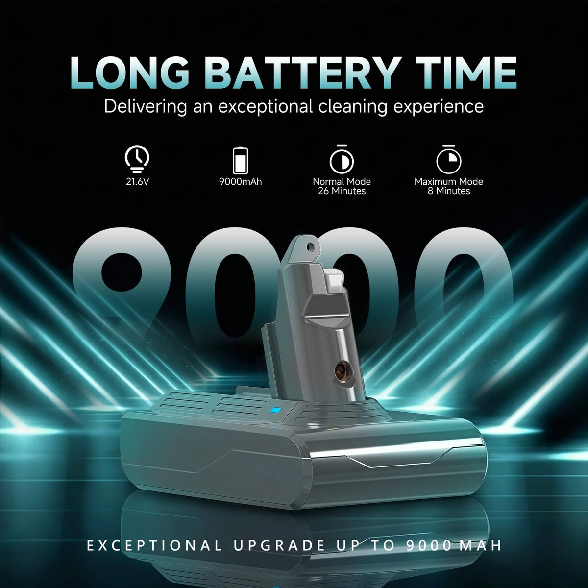 EGR Premium V6 battery LED indicator displays charging status clearly