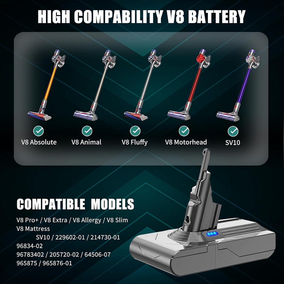EGR V8 battery included screwdriver for easy installation
