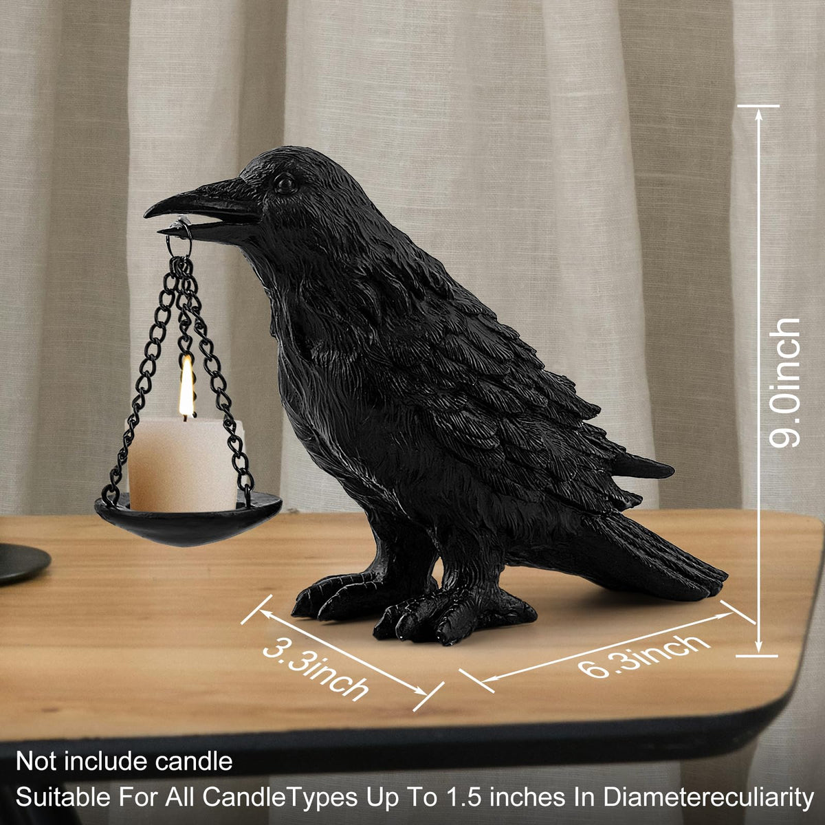 Ehuoyan detailed raven feathers showcase lifelike texture for dramatic decor.