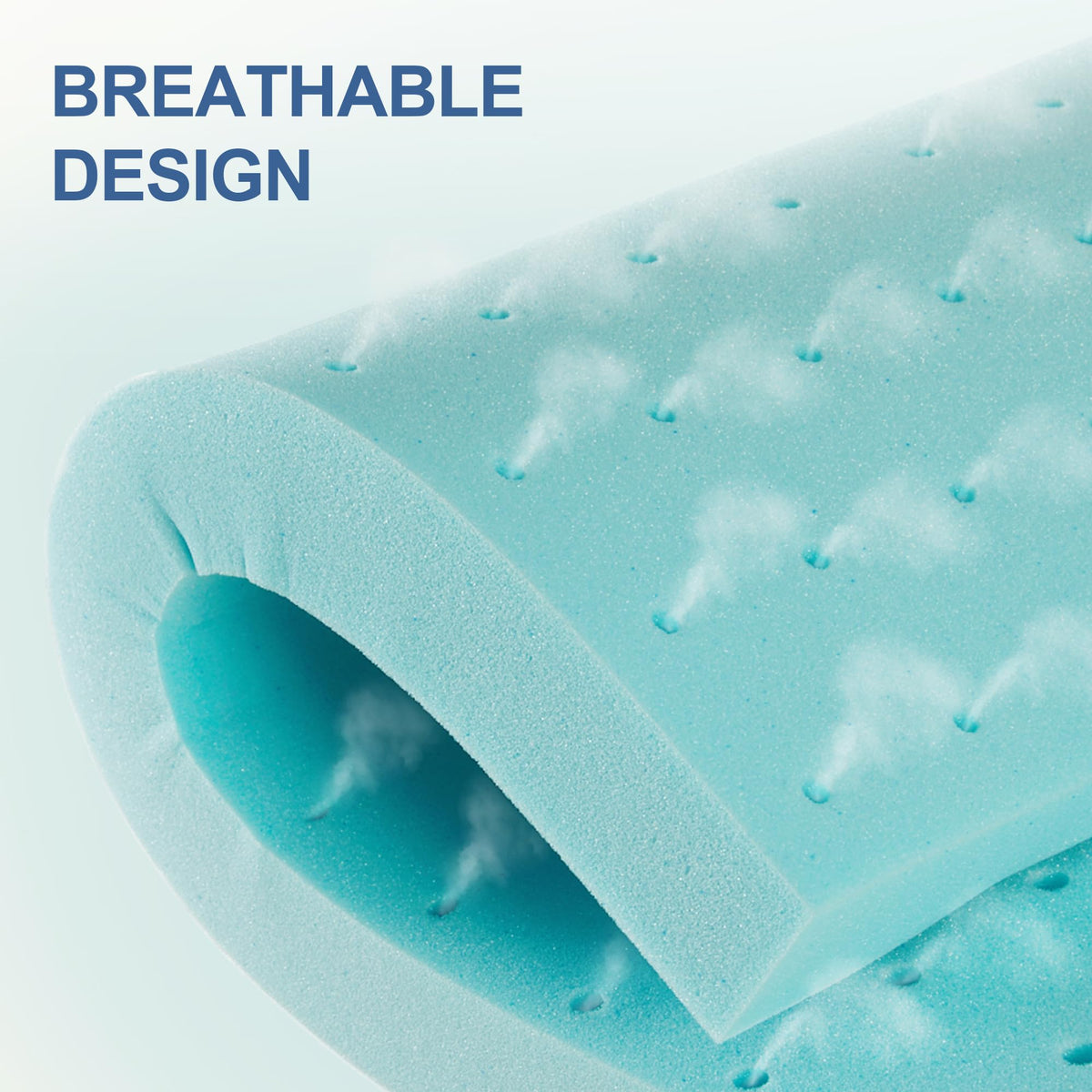 Eiayeebil ventilated design promotes cooler sleep with airflow