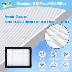 Eifrthe dirt disposal bags hold up to 60 days of dust and hair.