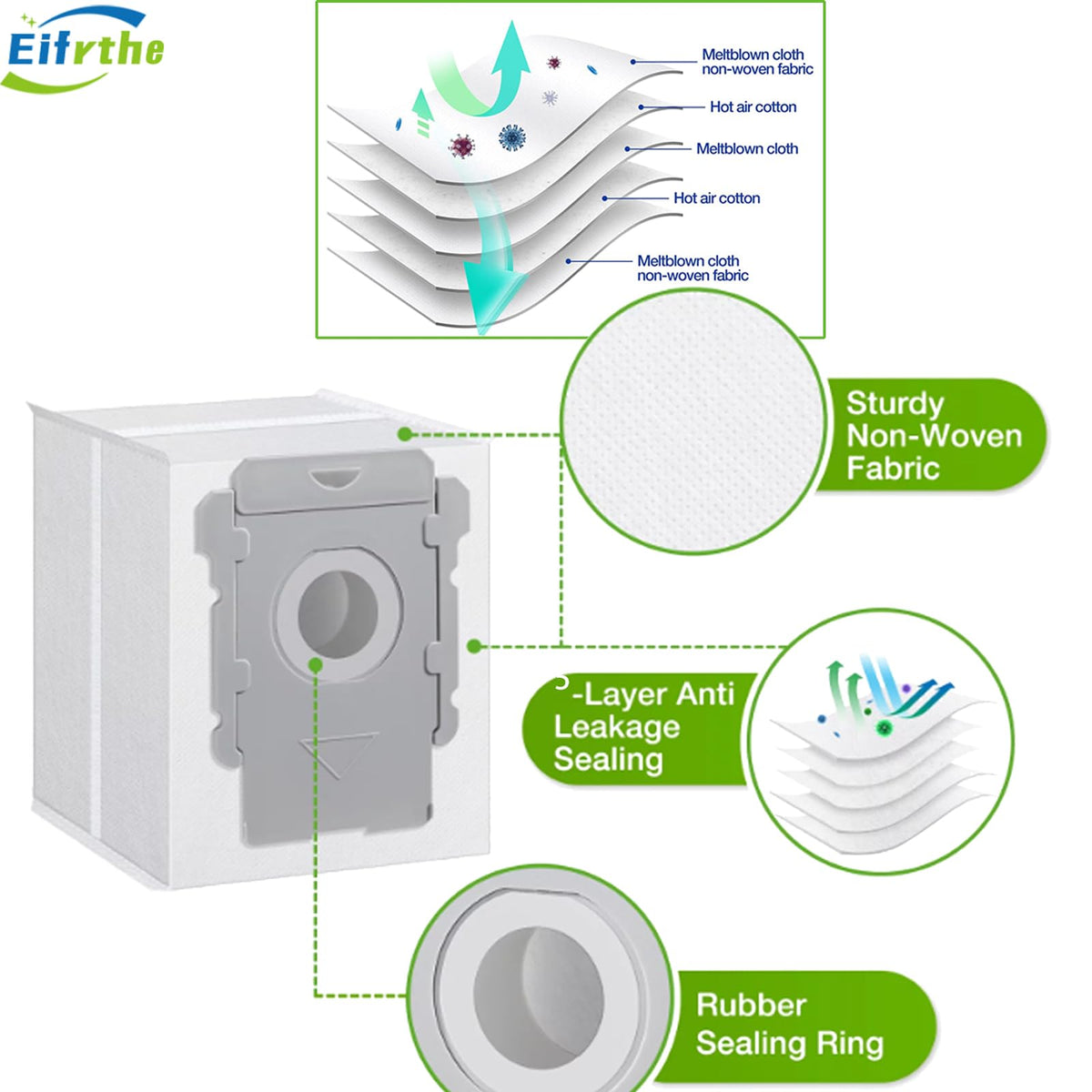 Eifrthe front caster provides 360-degree rotation for easier navigation.