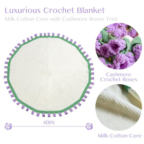 Eightown floral art blanket blends practicality with boho-chic style.