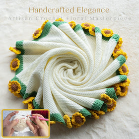 Eightown handmade knitted detail close-up reveals luxe cashmere-cotton blend softness.