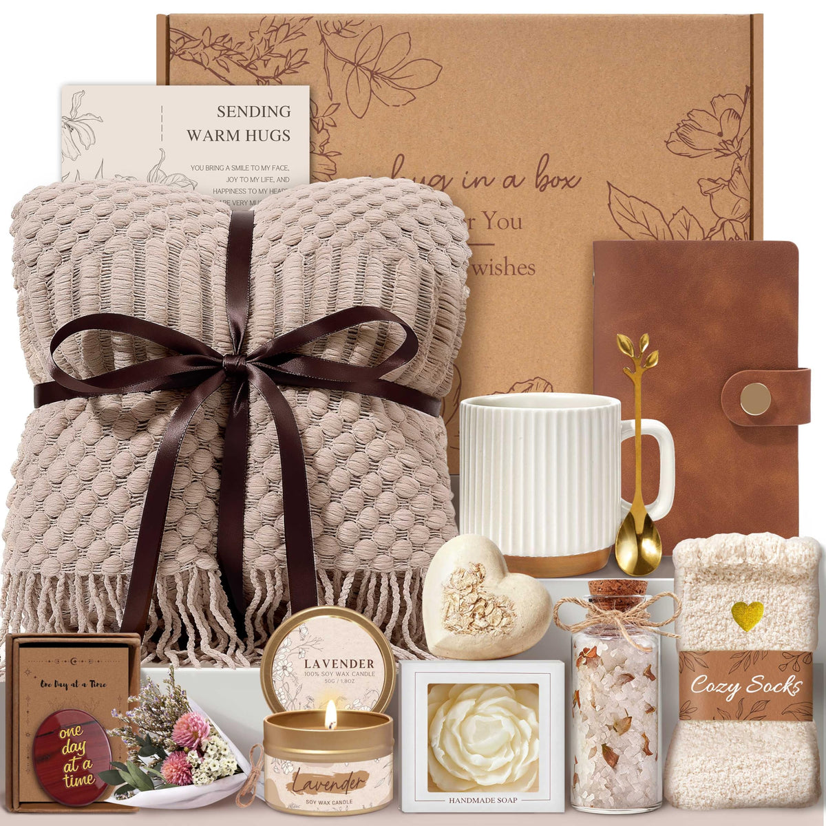 EIRNAY Mothers Day gift box showing a curated self-care set for comfort