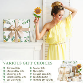 EIRNAY sunflowers and greeting card inspire warm thoughts.
