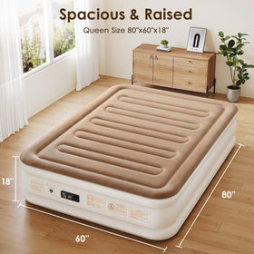 EISENFUER built-in pump inflates in about 3.5 minutes