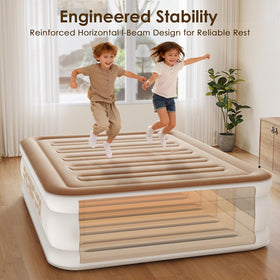 EISENFUER durable 0.42 mm PVC construction resists punctures overnight