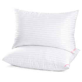 EIUE Hotel Collection two-pack king pillows with breathable fill for cooler comfort.