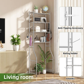 Ekisemio steel construction resists humidity for long-lasting bathroom use.