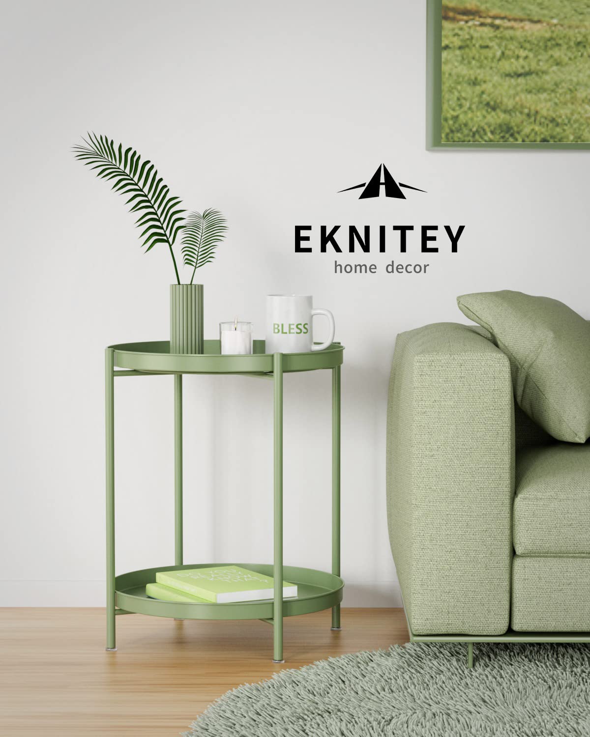 EKNITEY compact design suits small spaces and quick rearrangements.