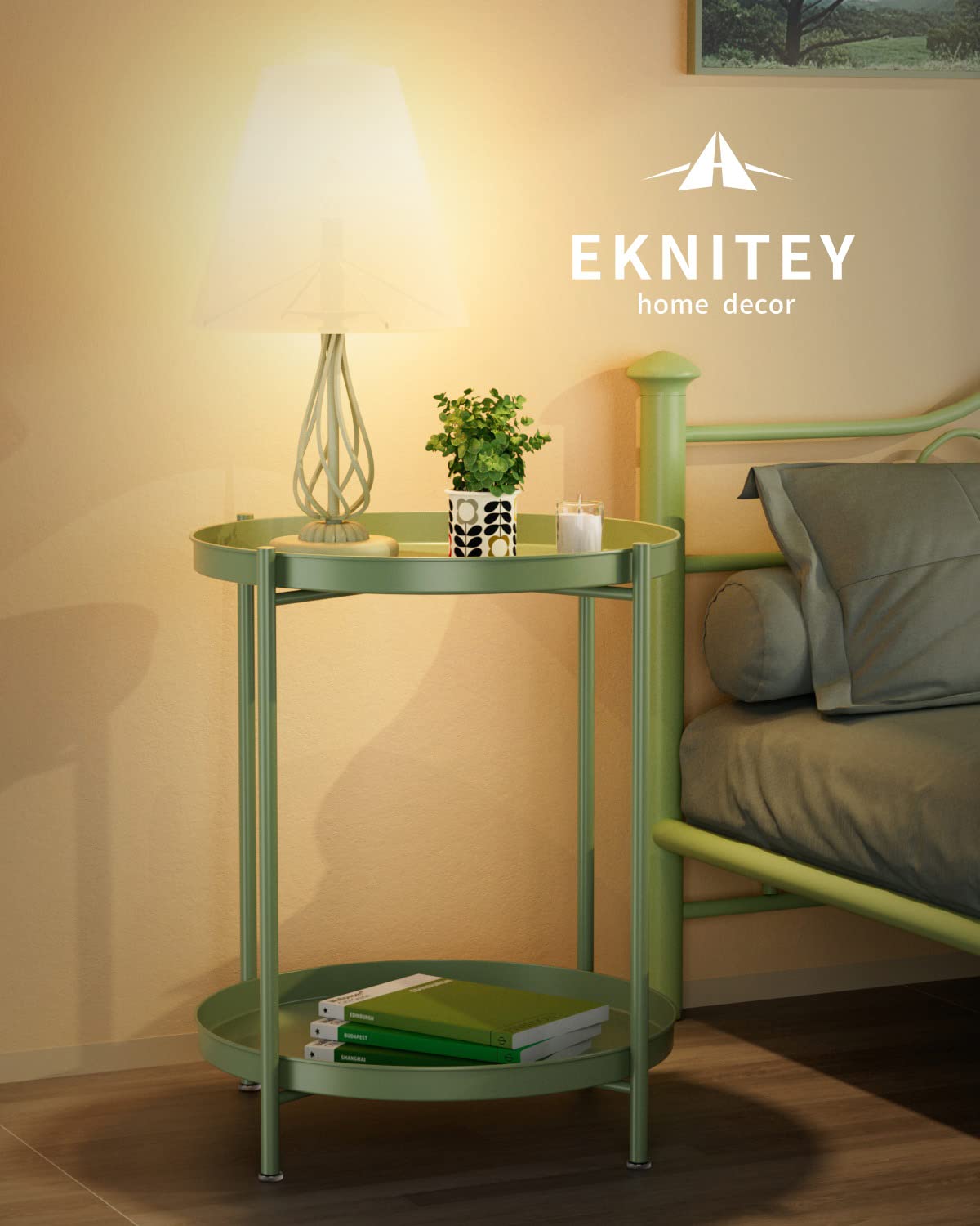 EKNITEY table with anti-slip feet protects floors during daily use.