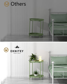 EKNITEY two-tier design maximizes storage without bulk.