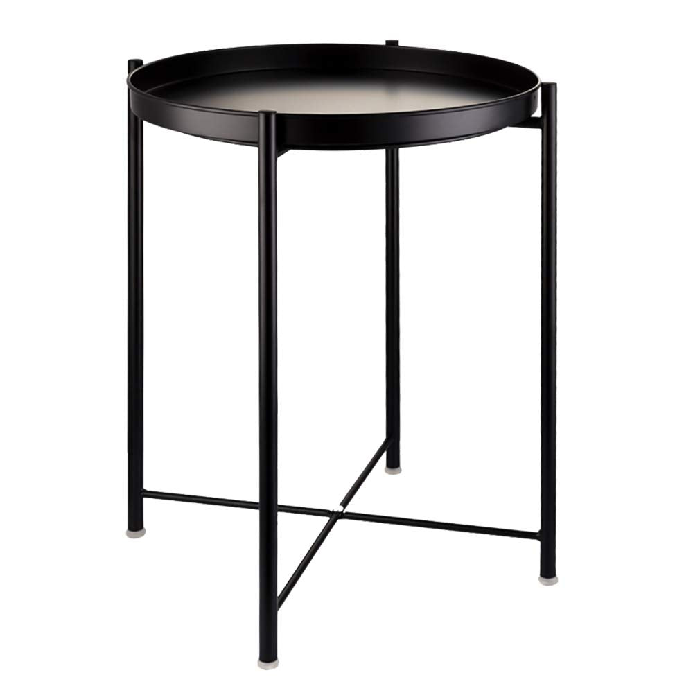 EKNITEY small side table with round edge, ideal for safe, versatile placement in living spaces.