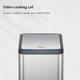 Fingerprint-resistant stainless steel finish on EKO 2 Pack