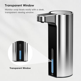 EKO Aroma dispenser showing three dispensing settings for task-specific soap amounts