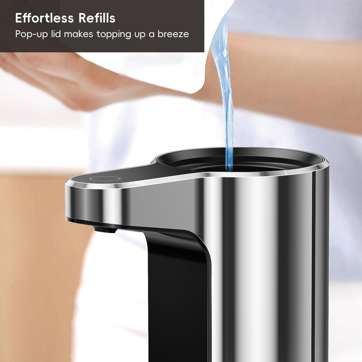 EKO Aroma chrome body with water-resistant design for wet environments
