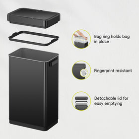 EKO Deluxe Mirage-T 50l capacity supports larger waste loads between changes.