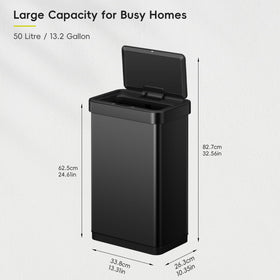 EKO EcoNova fingerprint-resistant matte black finish stays clean.
