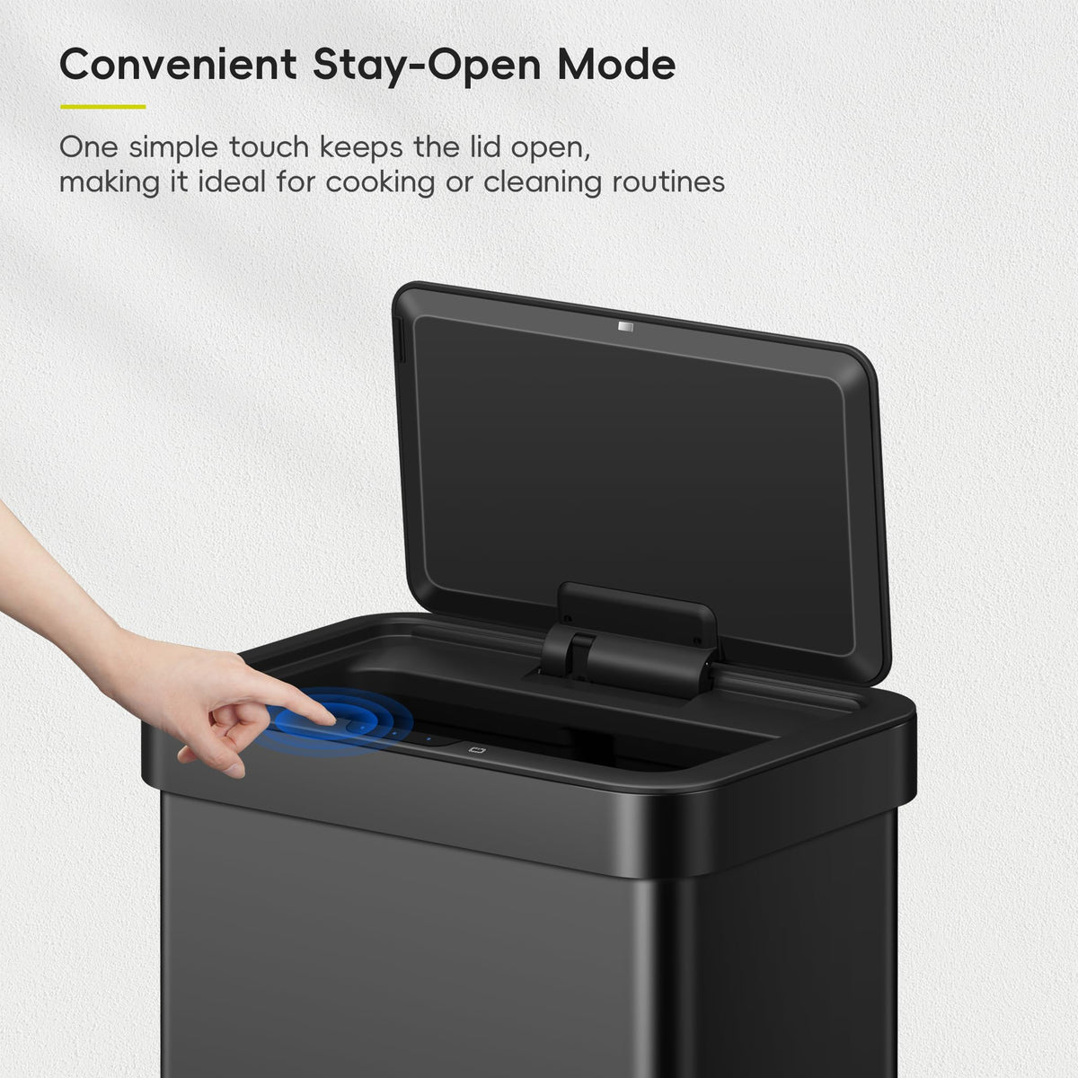 EKO EcoNova matte black stainless steel for a modern kitchen look.