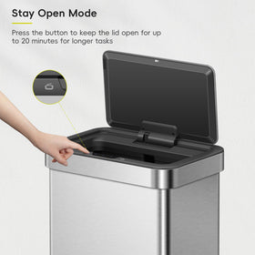EKO EcoNova odor-sealing-lid helps keep kitchen air fresher.