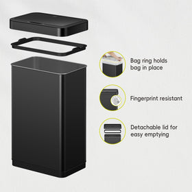 EKO EcoNova soft-close lid minimizes noise during daily use.