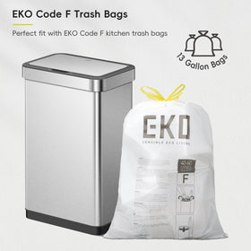EKO EcoNova stainless-steel-finish emphasizes fingerprint resistance and easy cleaning.