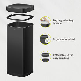 EKO EcoSmart 80L whisper-quiet lid closing scene