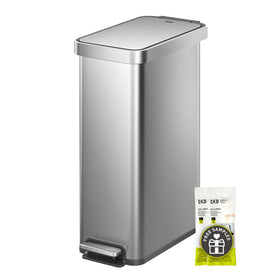 EKO Hudson Slim 50L between cabinets shows space-saving kitchen design.