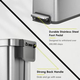 EKO Hudson Slim 50L stay-open feature aids hands-free prep.