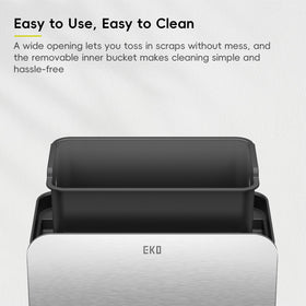 EKO fingerprint-resistant stainless steel surface resists stains
