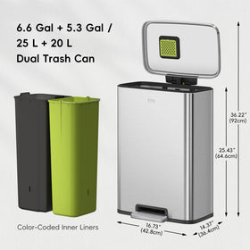 EKO Madison durable stainless steel withstands busy homes and offices.