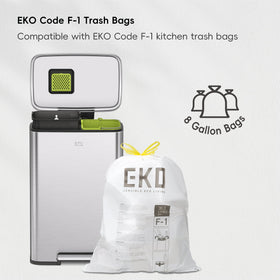 EKO Madison foot pedal delivers smooth, hands-free waste access.