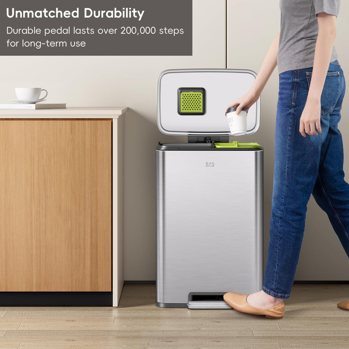 EKO Madison inner bin 20L designed for efficient daily sorting.