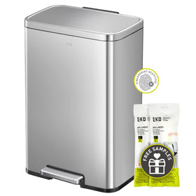 EKO Madison matte stainless 50L front view showing slim profile and capacity