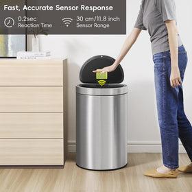 EKO Mirage matte stainless steel finish resists fingerprints for a cleaner look.