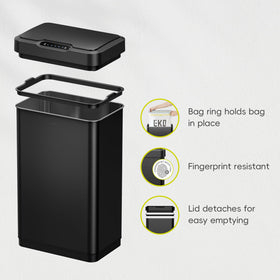 EKO Mirage-T 50L capacity reduces trips to the outside bin