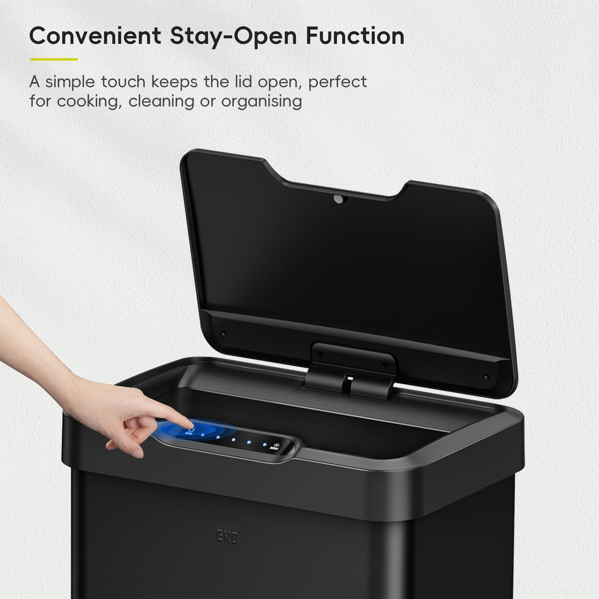 EKO Mirage-T fingerprint-resistant surface stays clean