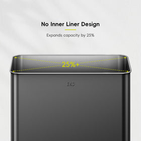 EKO Mirage X 80L fingerprint resistant stainless steel surface keeps a clean look