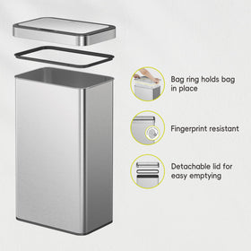 EKO Nova in kitchen setup highlighting hygienic touchless disposal